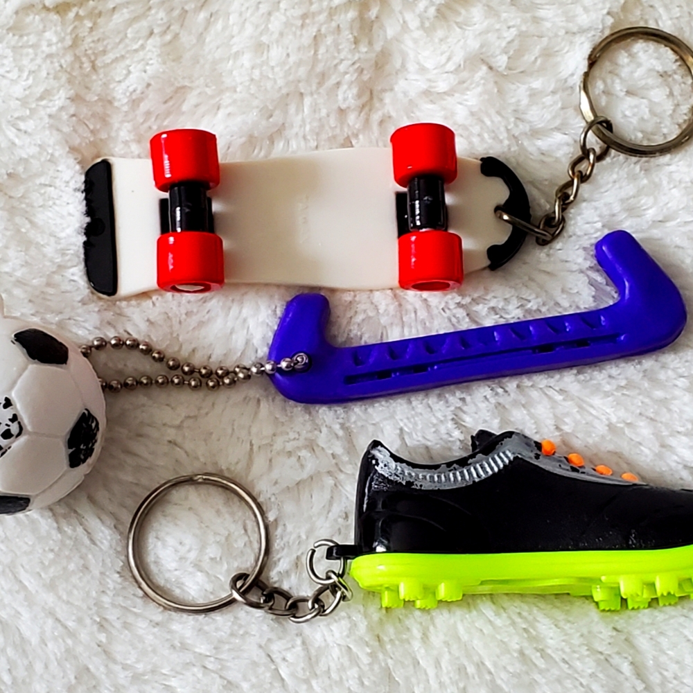 SALE Vintage Sports Keychains